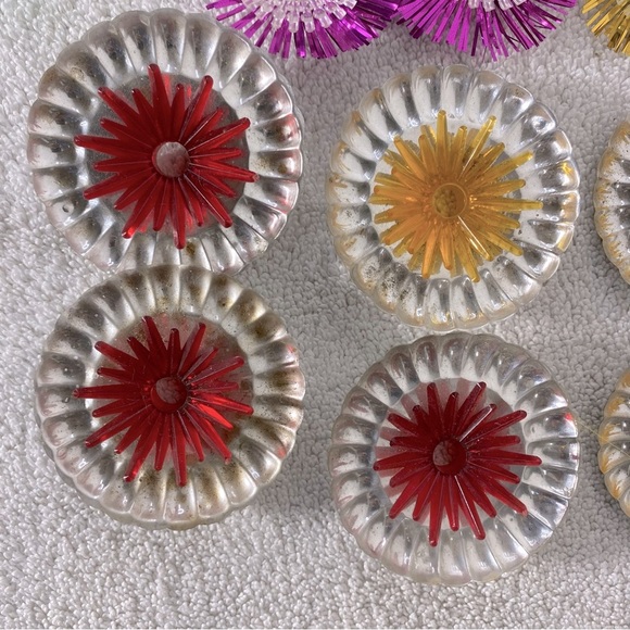 Vintage Holiday Christmas Tree Light Reflectors Lot - Picture 5 of 13